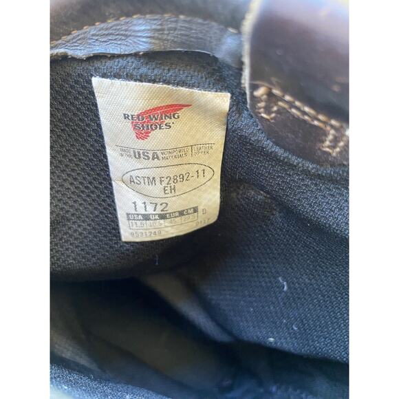 Red Wing Mens Dynaforce 1172 Waterproof Pull On Steel Toe Boots Size 11.5 D main image 9